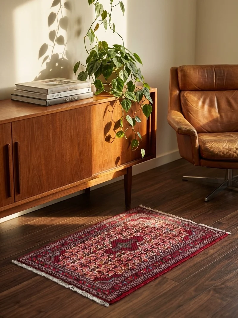 Assadabad · Handgeknüpft – Beige, 95x65 cm