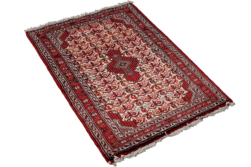 Assadabad · Handgeknüpft – Beige, 95x65 cm
