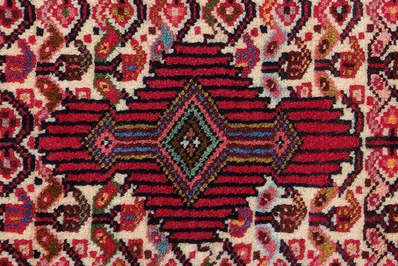 Assadabad · Handgeknüpft – Beige, 95x65 cm