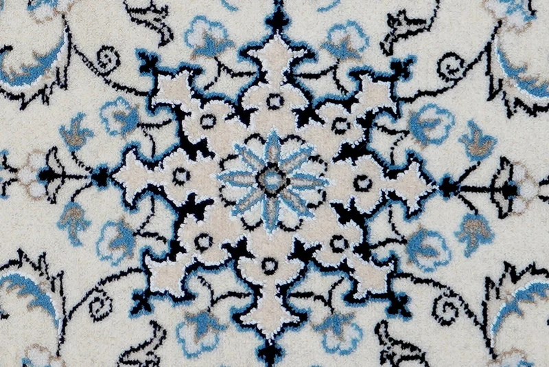 Nain 12La · Handgeknüpft – Beige, 85x57 cm