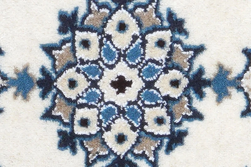 Nain 12La · Handgeknüpft – Beige, 60x39 cm