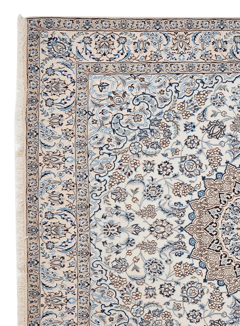 Nain 9La · Handgeknüpft – Beige, 211x197 cm
