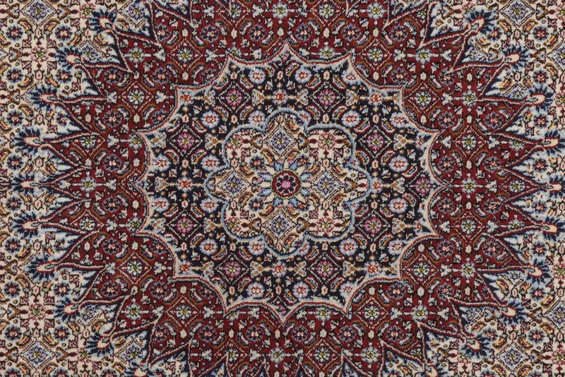 Moud Mahi · Handgeknüpft – Beige, 295x195 cm