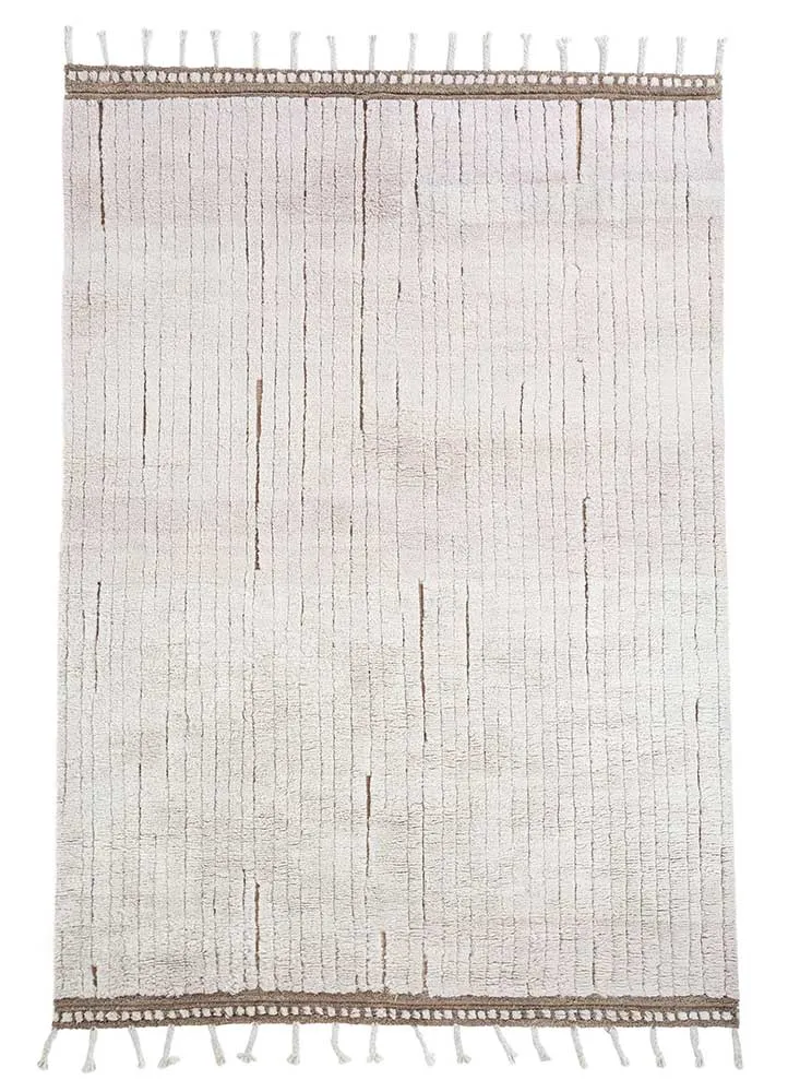 Wollteppich - 180 x 270 cm - gold