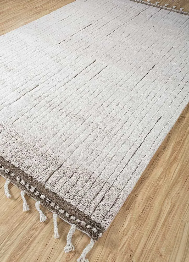 Wollteppich - 180 x 270 cm - gold