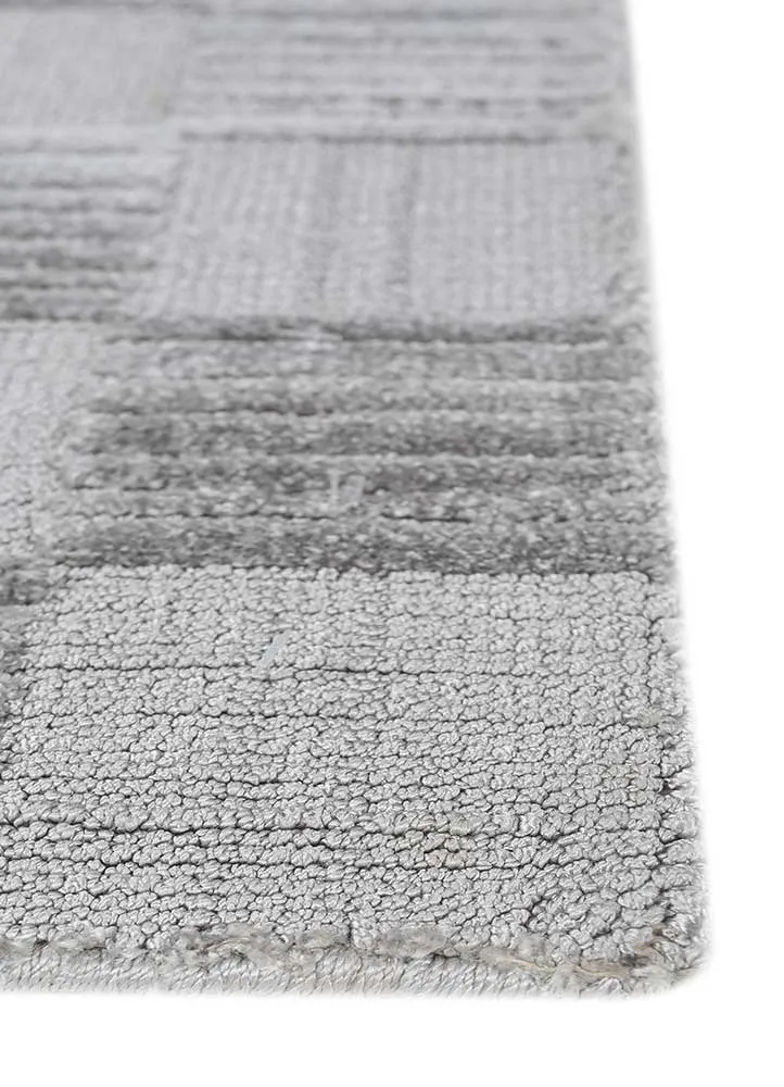 Teppich - 90 x 120 cm - hellgrau