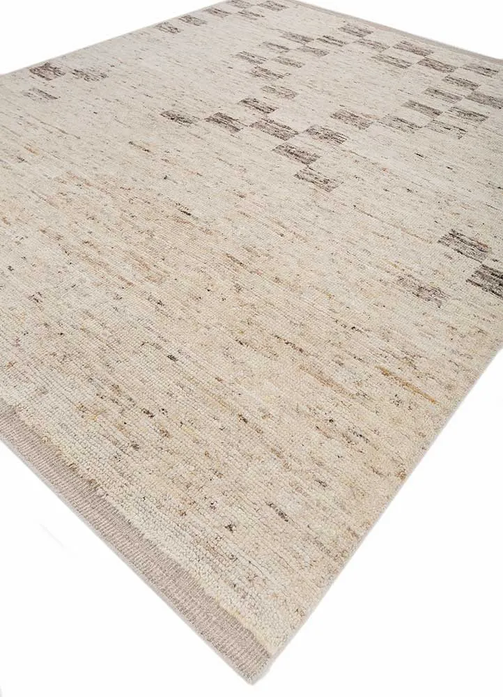 Wollteppich - 240 x 300 cm - creme