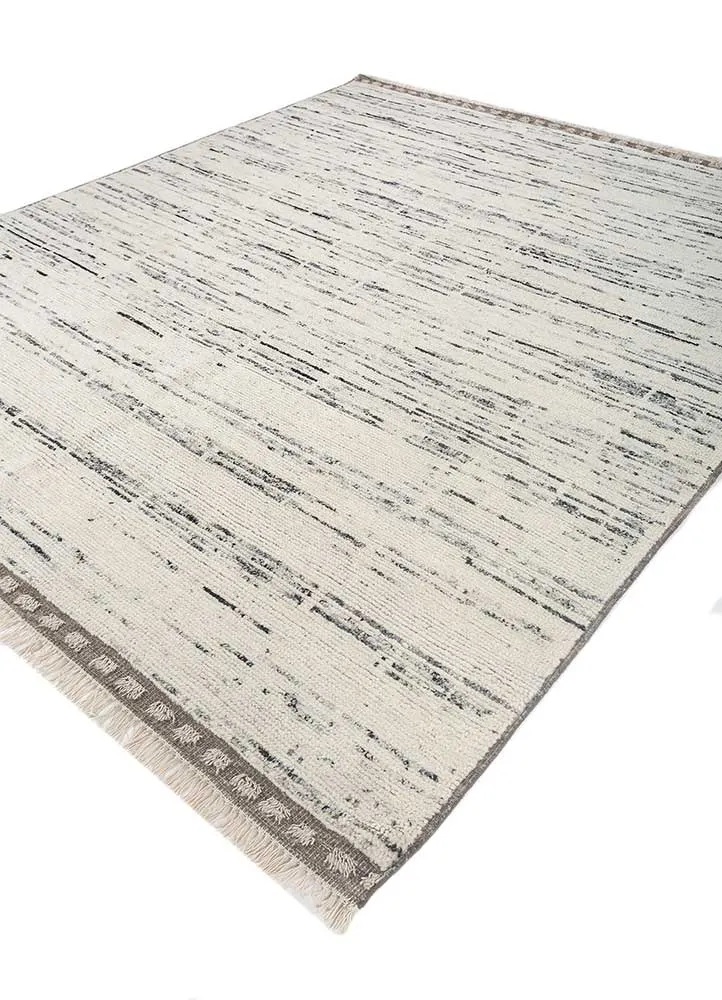 Wollteppich - 240 x 300 cm - creme