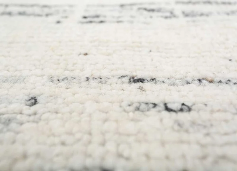 Wollteppich - 240 x 300 cm - creme