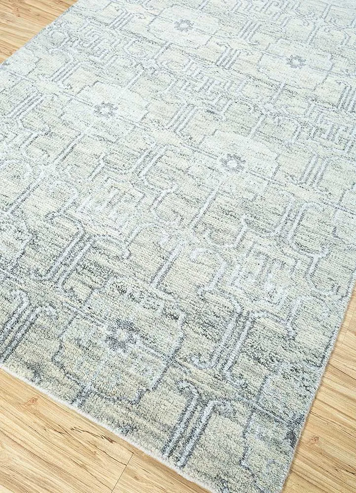 Wollteppich - 120 x 180 cm - creme