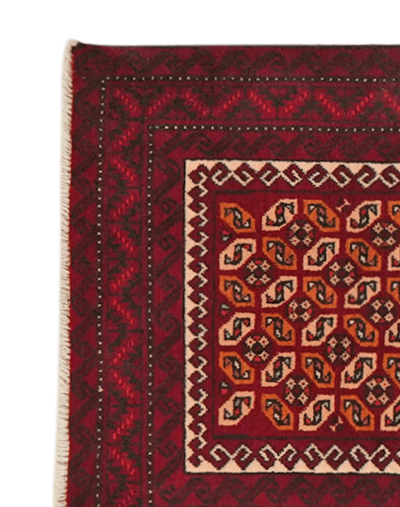 Belutch · Handgeknüpft – Bunt, 107x58 cm