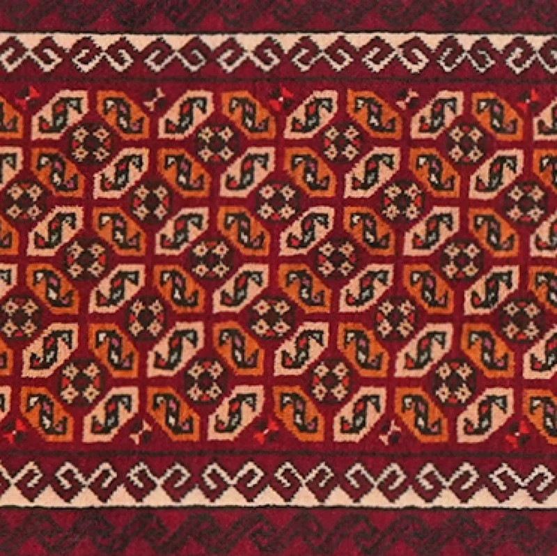 Belutch · Handgeknüpft – Bunt, 107x58 cm