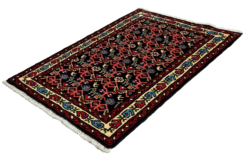 Hamadan · Handgeknüpft – Blau, 96x63 cm