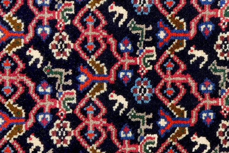 Hamadan · Handgeknüpft – Blau, 96x63 cm