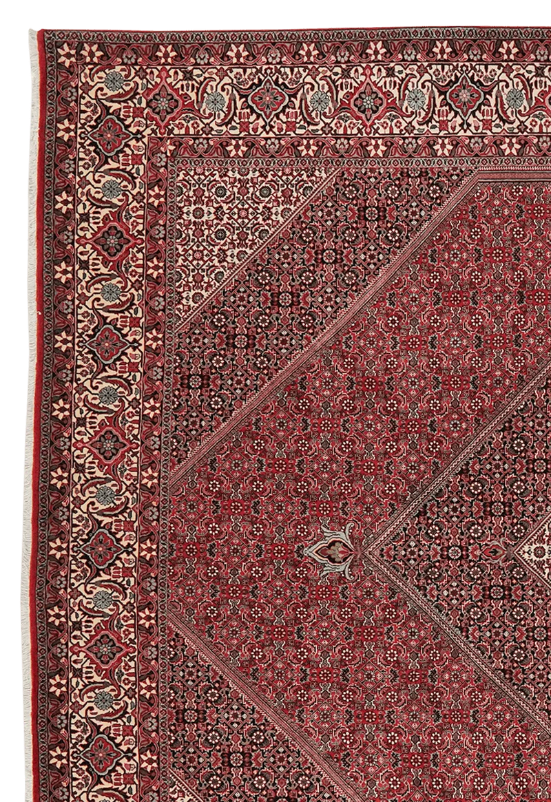 Bidjar · Handgeknüpft – Rot, 308x254 cm