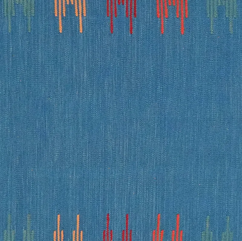 Kelim Gashgai · Handgewebt – Blau, 255x101 cm