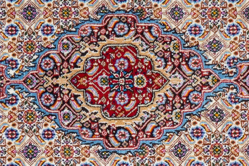 Moud Mahi · Handgeknüpft – Beige, 118x76 cm