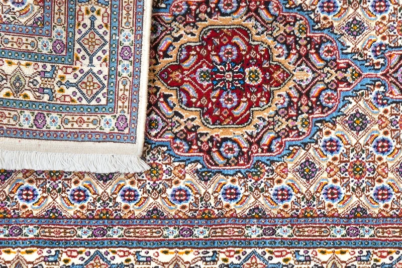 Moud Mahi · Handgeknüpft – Beige, 118x76 cm