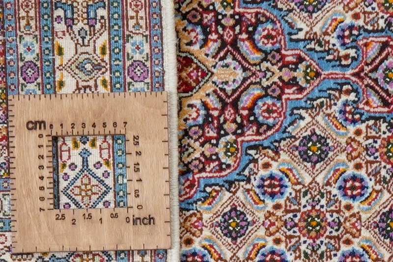 Moud Mahi · Handgeknüpft – Beige, 118x76 cm