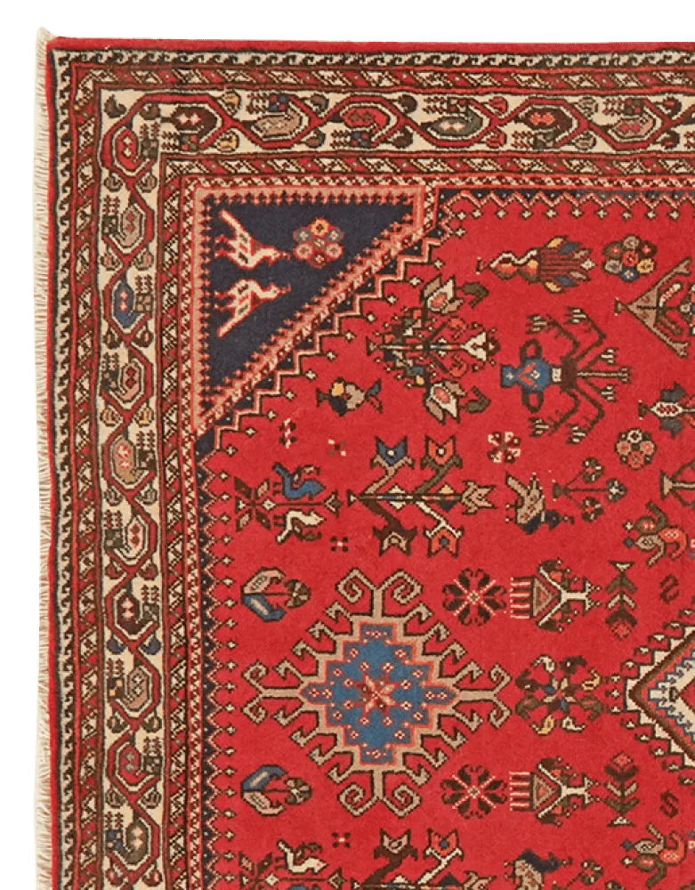 Nasrabad · Handgeknüpft – Rot, 153x101 cm