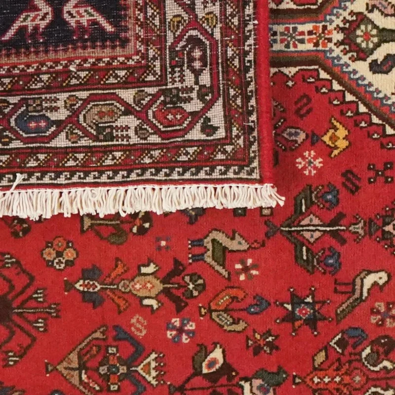 Nasrabad · Handgeknüpft – Rot, 153x101 cm