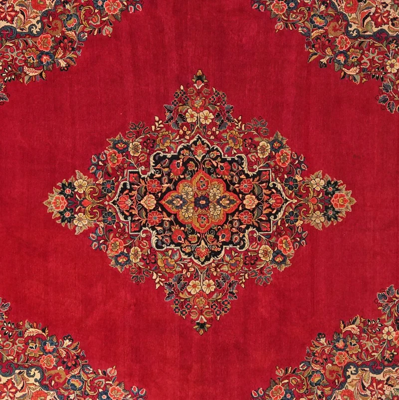Ghiassabad · Handgeknüpft – Rot, 425x320 cm