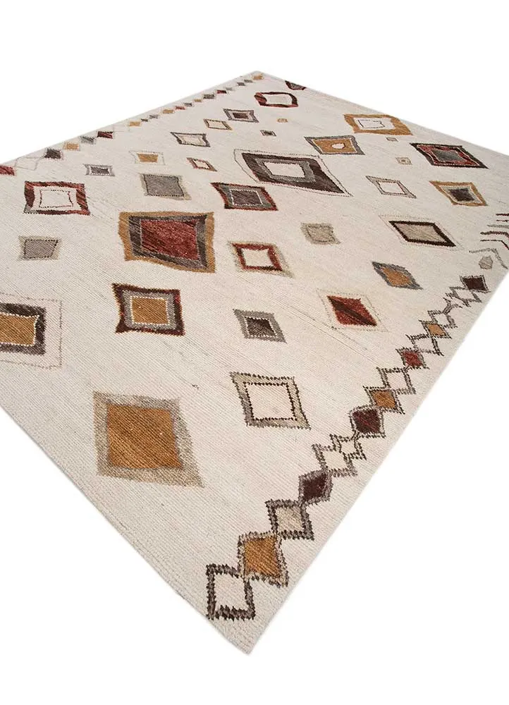 Wollteppich - 240 x 300 cm - creme