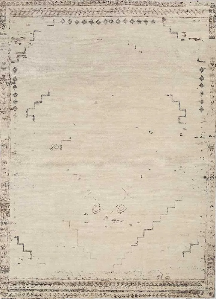 Wollteppich - 240 x 300 cm - creme