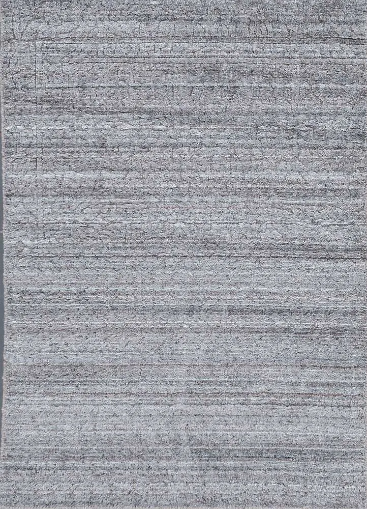 Viskose Teppich - 75 x 120 cm - grau