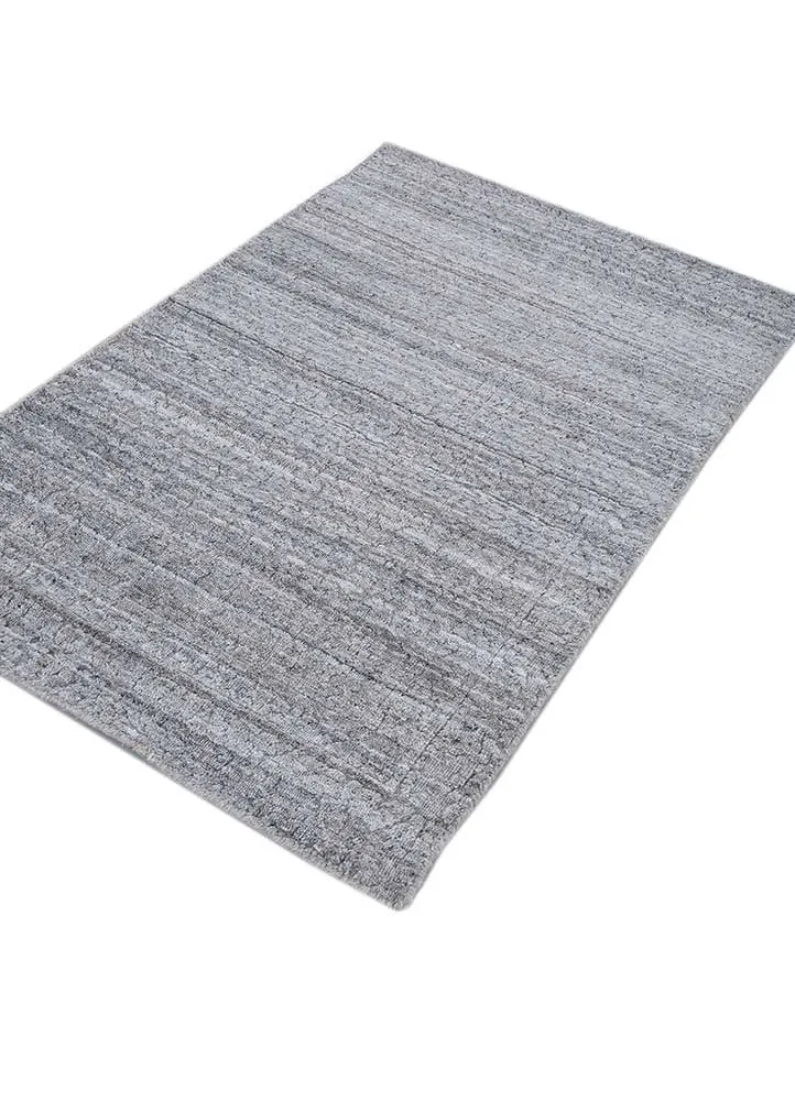 Viskose Teppich - 75 x 120 cm - grau