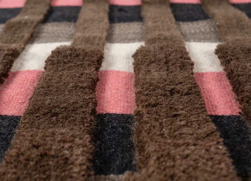 Wollteppich - 150 x 240 cm - beige