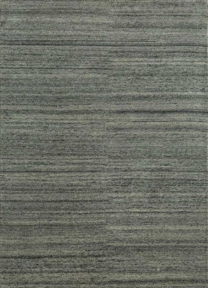 Wollteppich - 150 x 240 cm - dunkelgrün