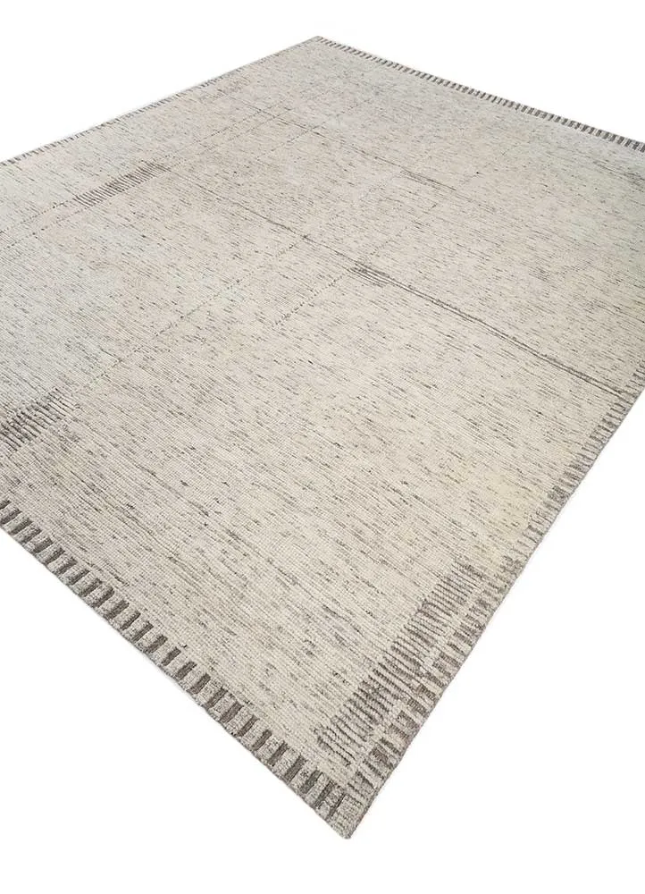 Wollteppich - 240 x 300 cm - creme
