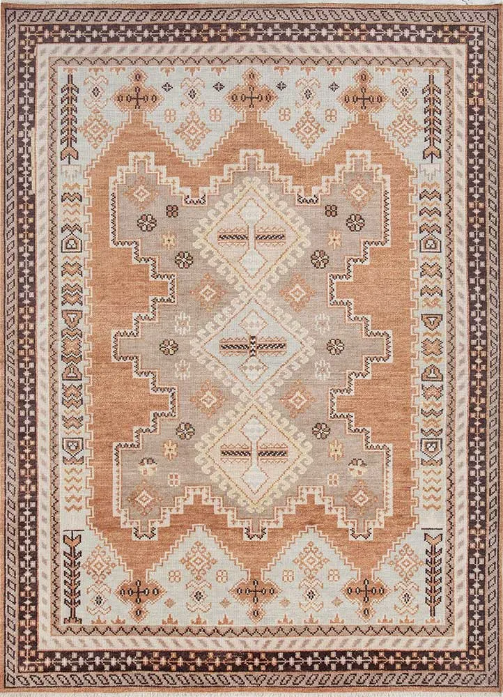 Wollteppich - 240 x 300 cm - orange