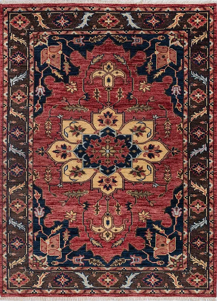 Wollteppich - 150 x 240 cm - orange