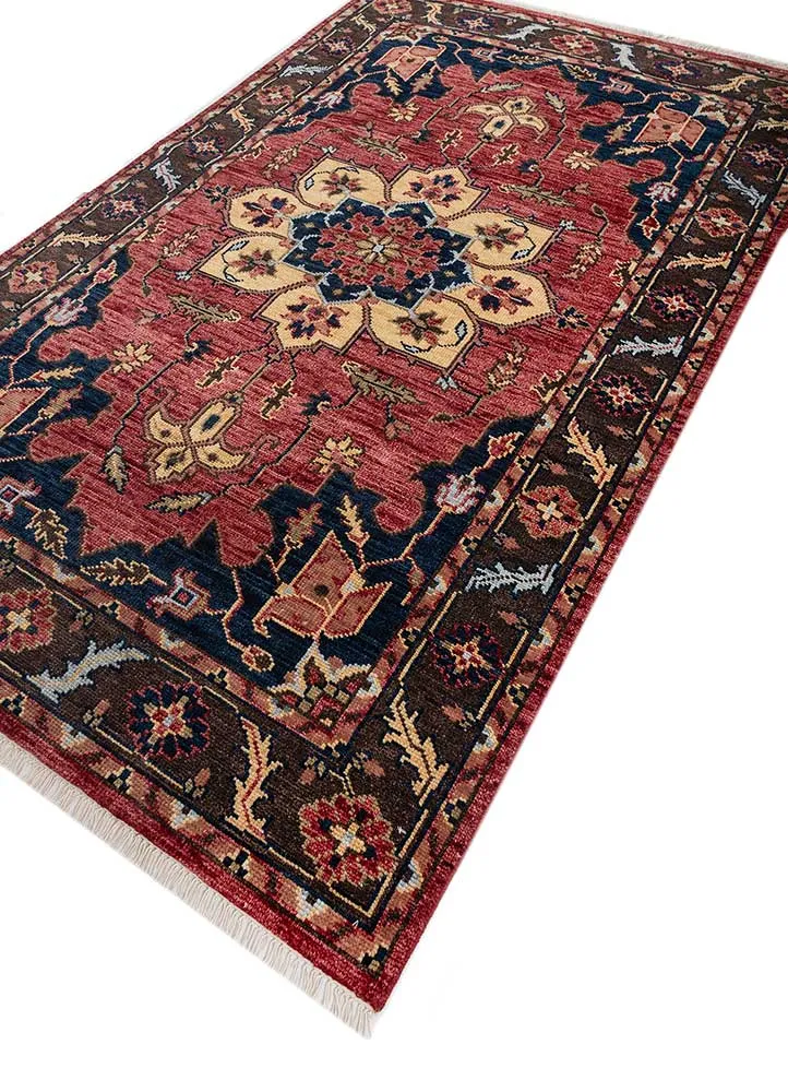 Wollteppich - 150 x 240 cm - orange