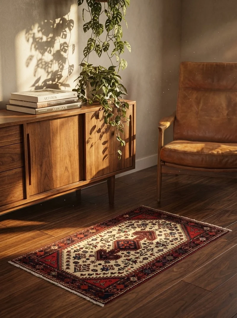 Nasrabad · Handgeknüpft – Beige, 142x81 cm