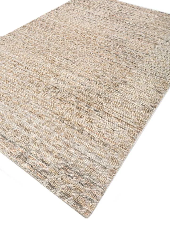 Wollteppich - 180 x 270 cm - beige