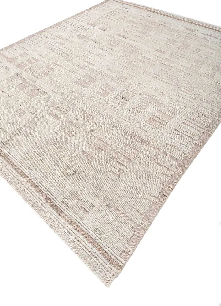 Wollteppich - 240 x 300 cm - creme