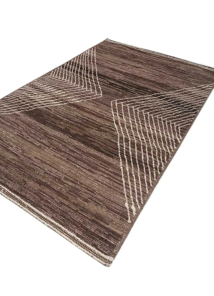 Wollteppich - 150 x 240 cm - beige
