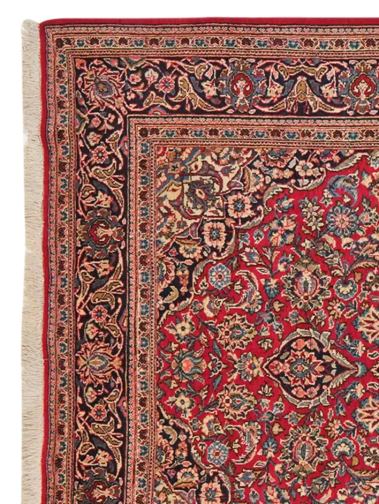 Kashan · Handgeknüpft – Rot, 218x140 cm