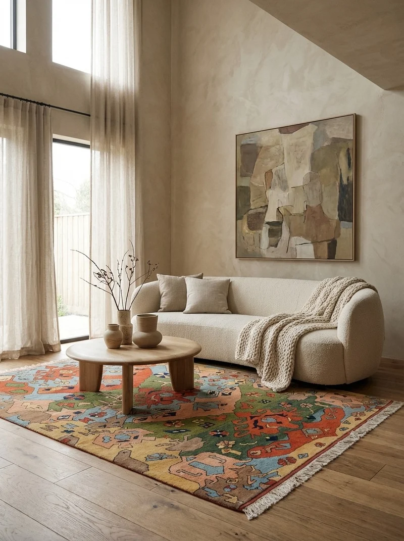 Konya · Handgeknüpft – Bunt, 239x165 cm