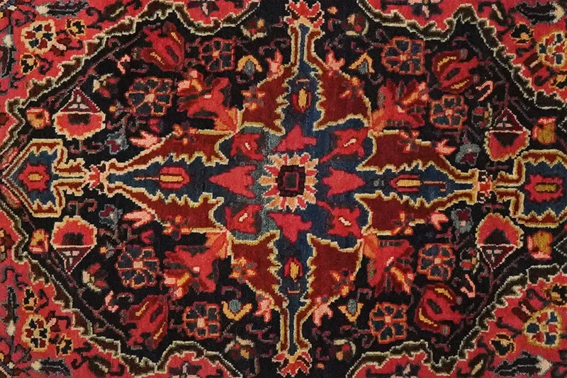 Djozan · Handgeknüpft – Blau, 83x56 cm