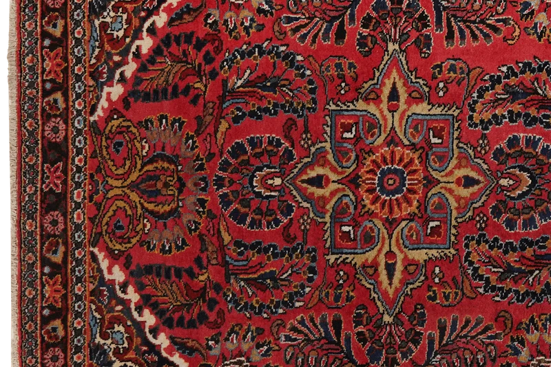 Lilian · Handgeknüpft – Rot, 151x114 cm