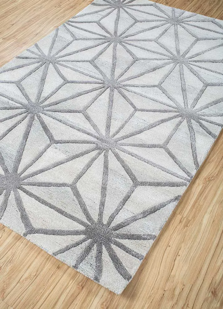 Wollteppich - 120 x 180 cm - creme