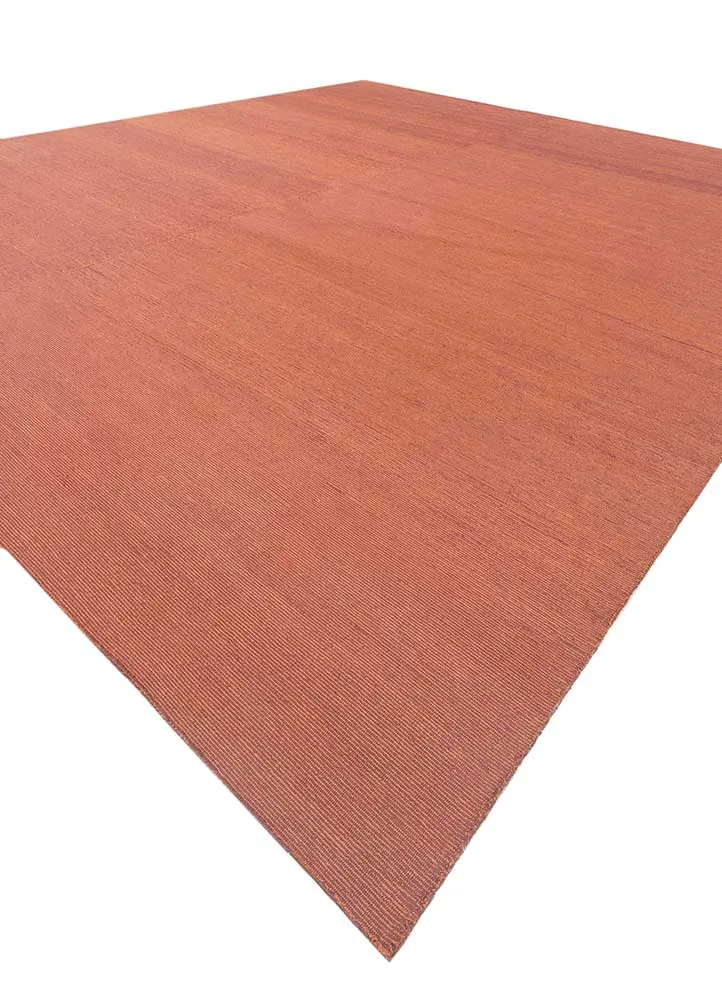 Wollteppich - 525 x 605 cm - orange