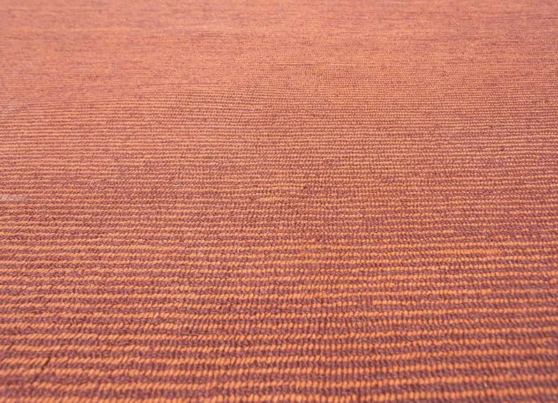 Wollteppich - 525 x 605 cm - orange