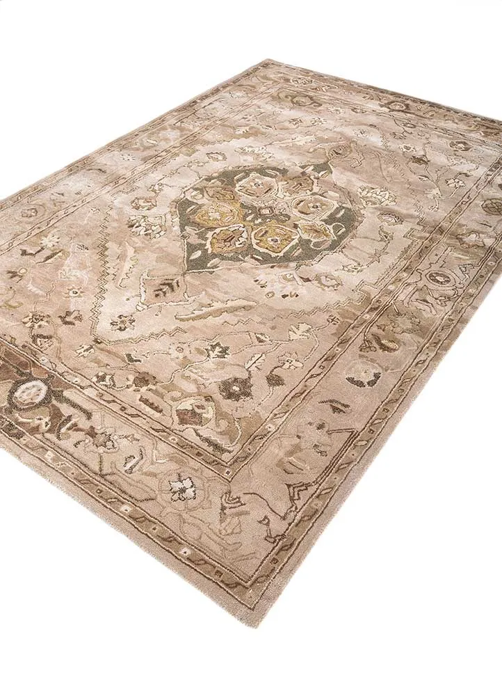 Wollteppich - 180 x 270 cm - creme