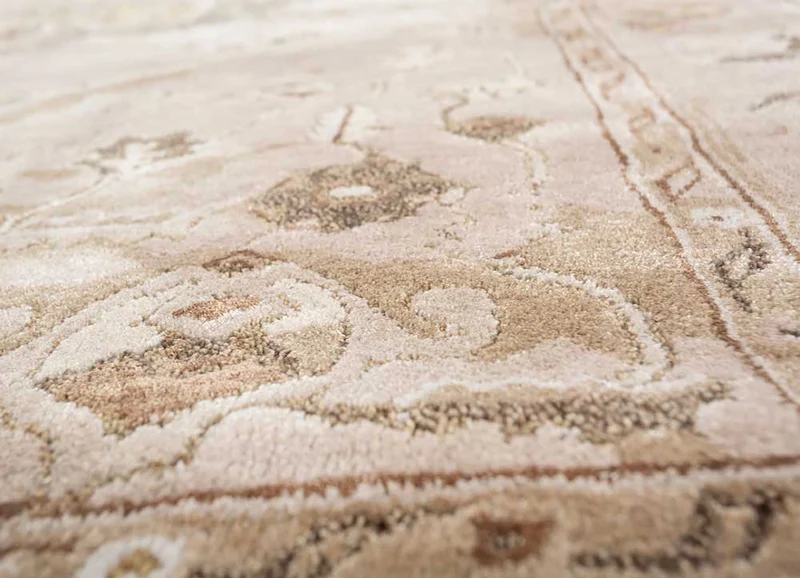 Wollteppich - 180 x 270 cm - creme