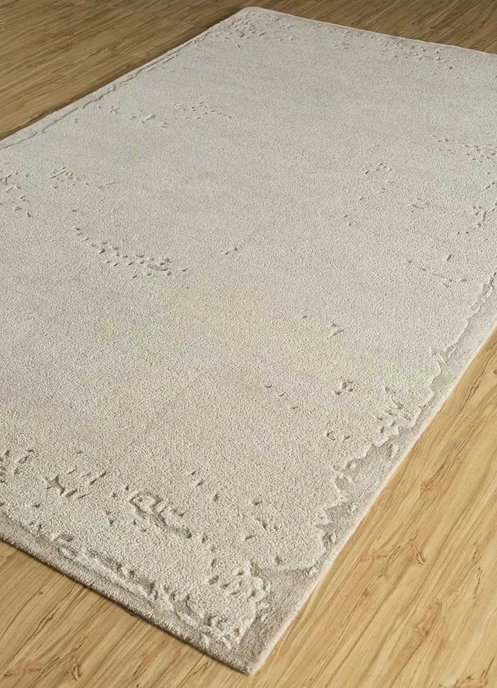 Wollteppich - 150 x 240 cm - creme